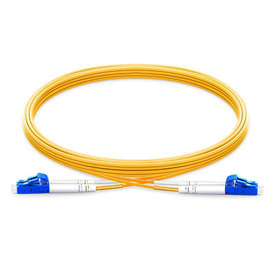 LC UPC to LC UPC Duplex 2.0mm PVC (OFNR) 9/125 Single Mode Fiber Patch Cable