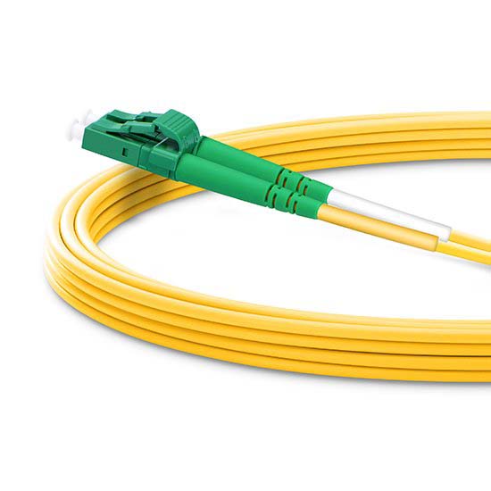 LC APC to LC APC Duplex 2.0mm PVC (OFNR) 9/125 Single Mode Fiber Patch Cable