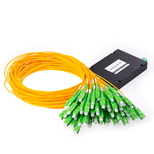 1x32  1X64 PLC Fiber Splitter, Splice/Pigtailed ABS Module, 2.0mm, SC/APC, Singlemode