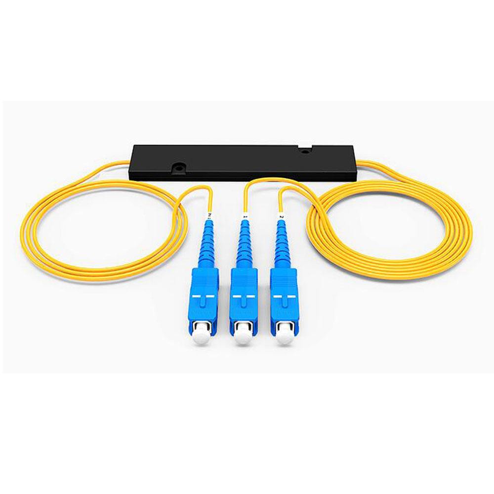 1X2 1X4 1X8 1X64 PLC Fiber Splitter, Splice/Pigtailed ABS Module, 2.0mm,  Singlemode
