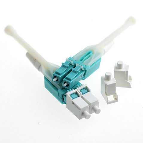 LC Duplex Optical Fiber Connector