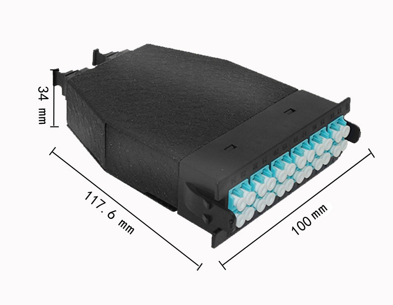 1U rack MPO Patch Panel with 4 slots