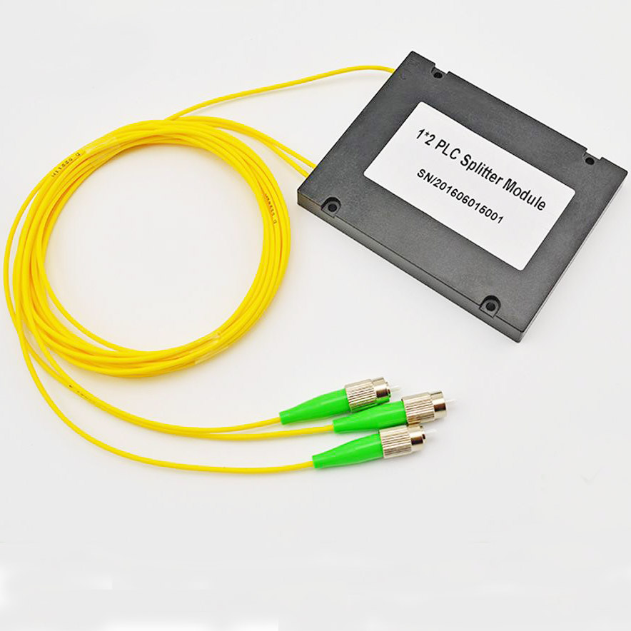 1X2 1X4 1X8 1X64 PLC Fiber Splitter, Splice/Pigtailed ABS Module, 2.0mm,Singlemode